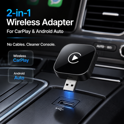 Wireless CarPlay and Android Auto Adapter