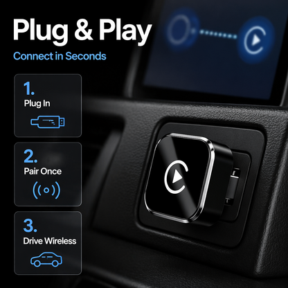 Wireless CarPlay and Android Auto Adapter