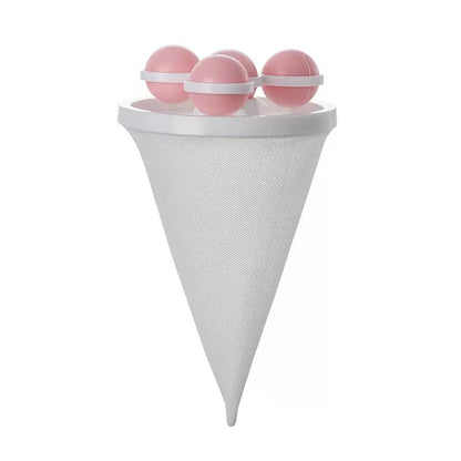 Reusable Floating Lint Trappers: Advanced Hair Filter for Cleaner Laundry & Garment Care