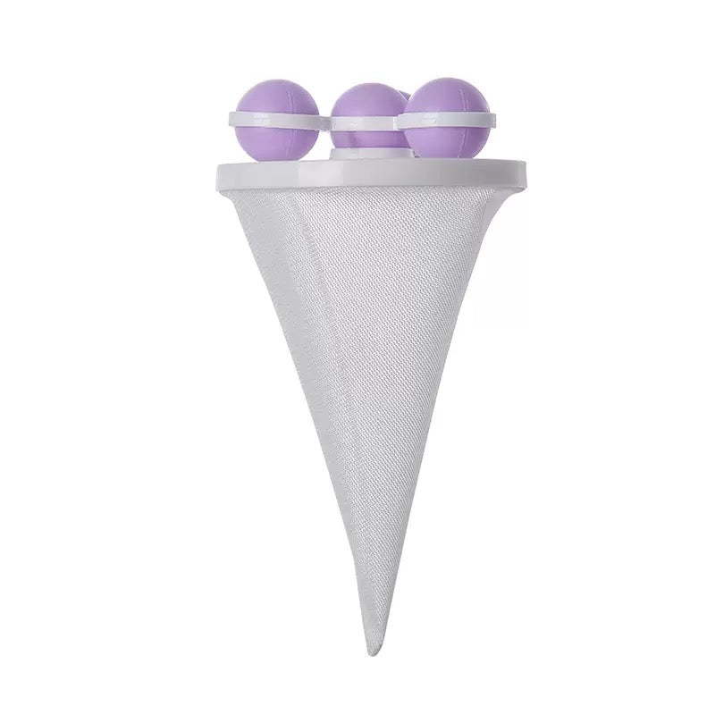 Reusable Floating Lint Trappers: Advanced Hair Filter for Cleaner Laundry & Garment Care