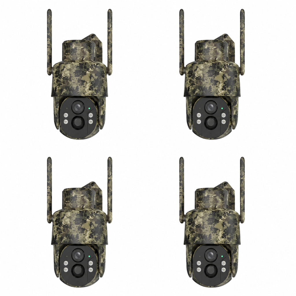 4G Solar Security Camera with 2K Color Night Vision
