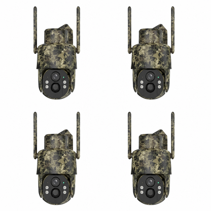 4G Solar Security Camera with 2K Color Night Vision