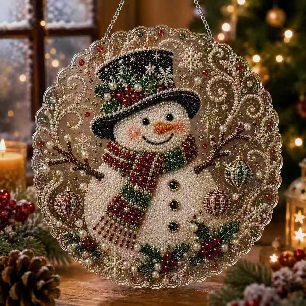 Halloween Christmas DIY Diamond Painting Suncatcher Kit