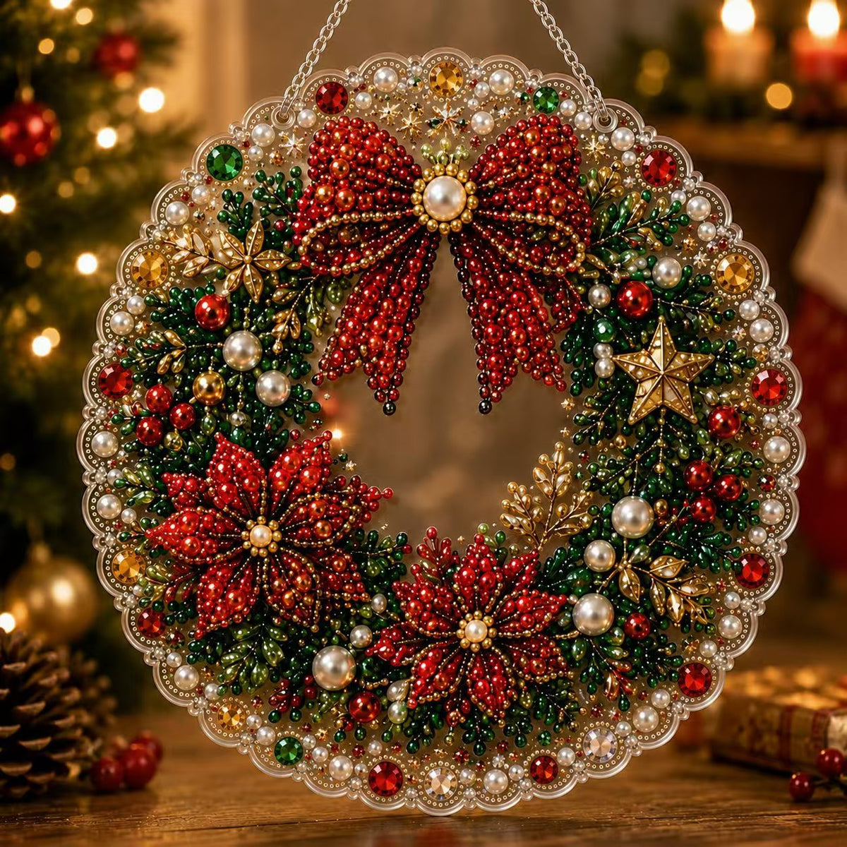 Halloween Christmas DIY Diamond Painting Suncatcher Kit
