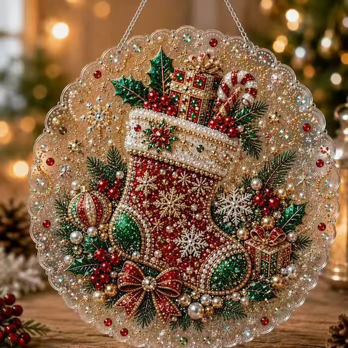 Halloween Christmas DIY Diamond Painting Suncatcher Kit