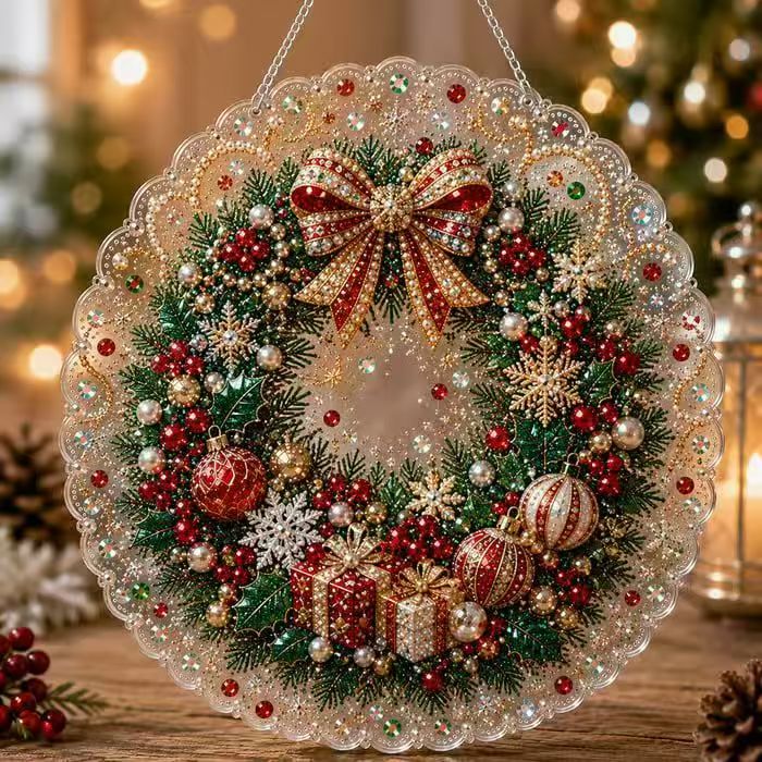 Halloween Christmas DIY Diamond Painting Suncatcher Kit