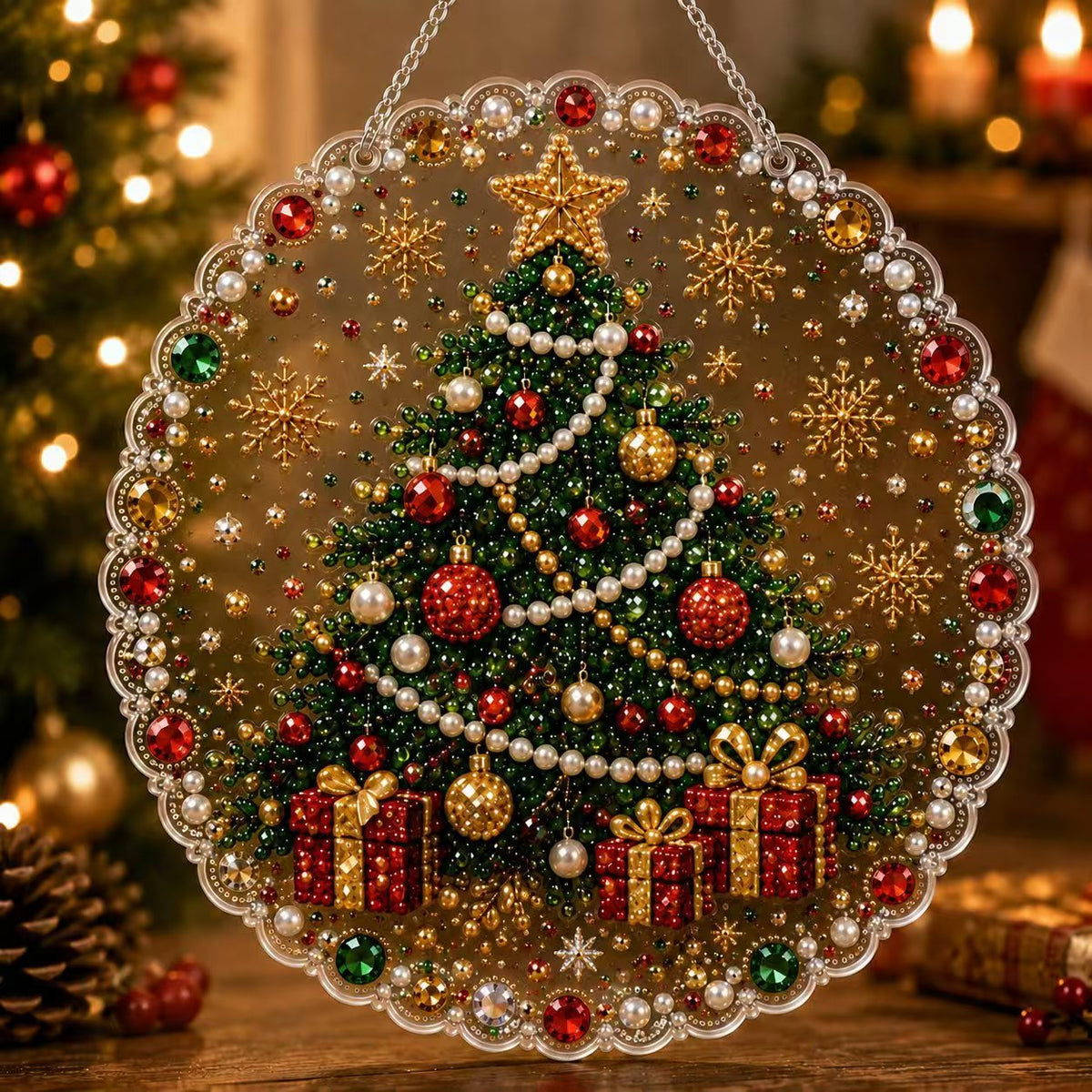 Halloween Christmas DIY Diamond Painting Suncatcher Kit