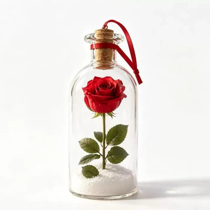Recordable Christmas Message Bottle Ornament