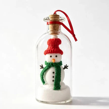 Recordable Christmas Message Bottle Ornament