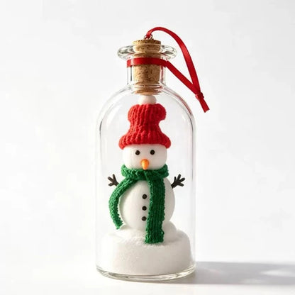 Recordable Christmas Message Bottle Ornament