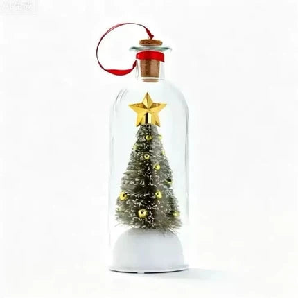 Recordable Christmas Message Bottle Ornament