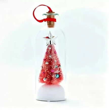 Recordable Christmas Message Bottle Ornament