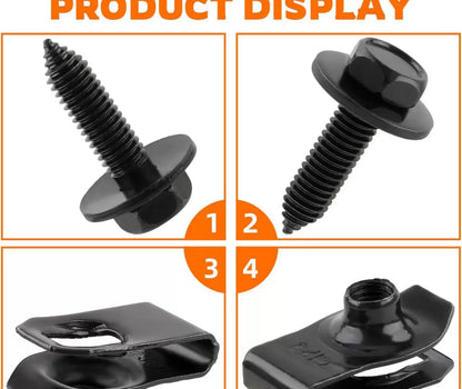 Carbon Steel Rivet Nuts Set – M4 M5 M6 Threaded Inserts
