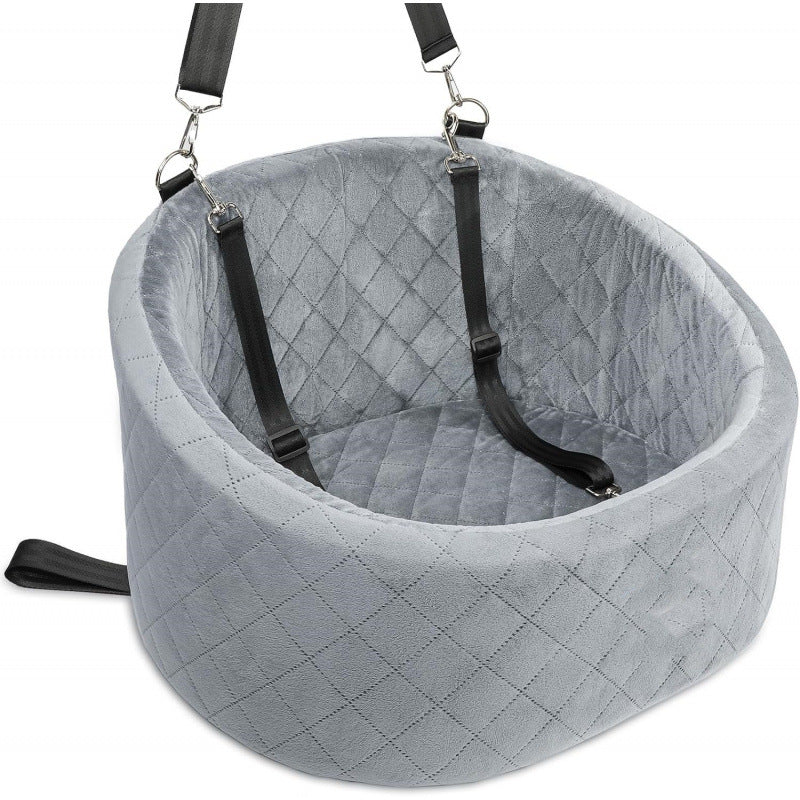 Dog Car Seat with 2 Safety Dog Leashes
