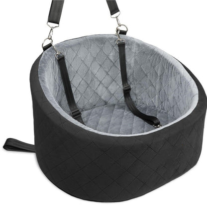 Dog Car Seat with 2 Safety Dog Leashes