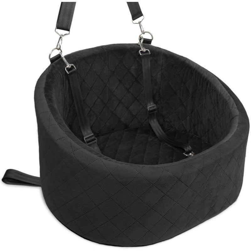 Dog Car Seat with 2 Safety Dog Leashes