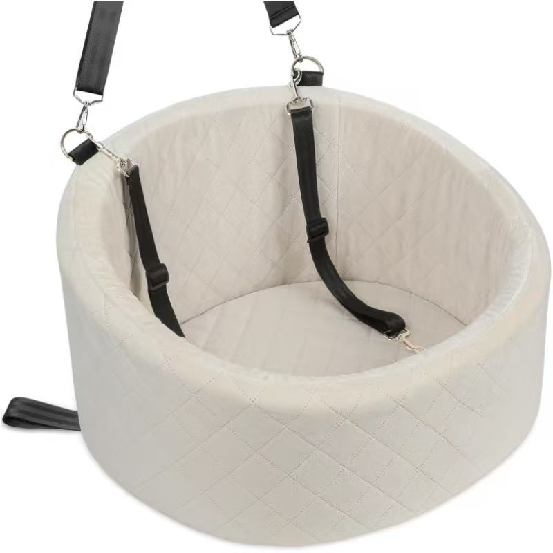 Dog Car Seat with 2 Safety Dog Leashes