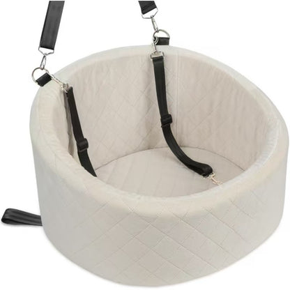 Dog Car Seat with 2 Safety Dog Leashes
