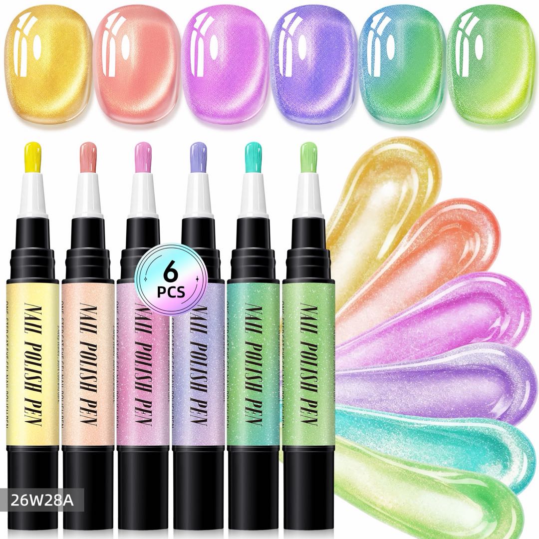 5-in-1 Aurora Cat Eye Gel Polish Pen