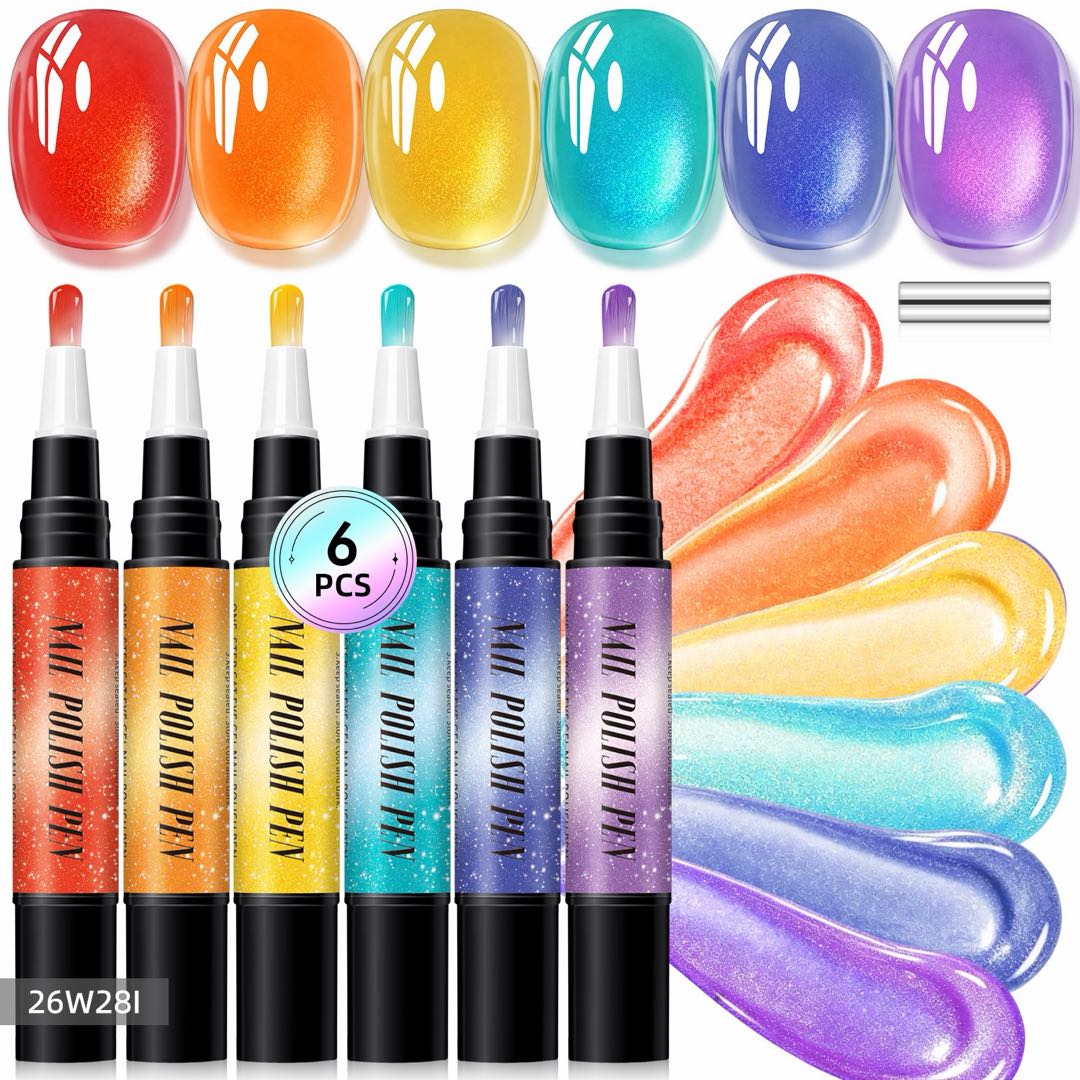 5-in-1 Aurora Cat Eye Gel Polish Pen