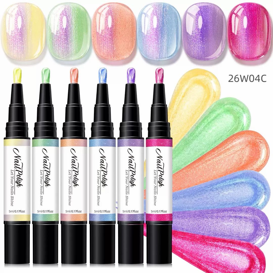 5-in-1 Aurora Cat Eye Gel Polish Pen