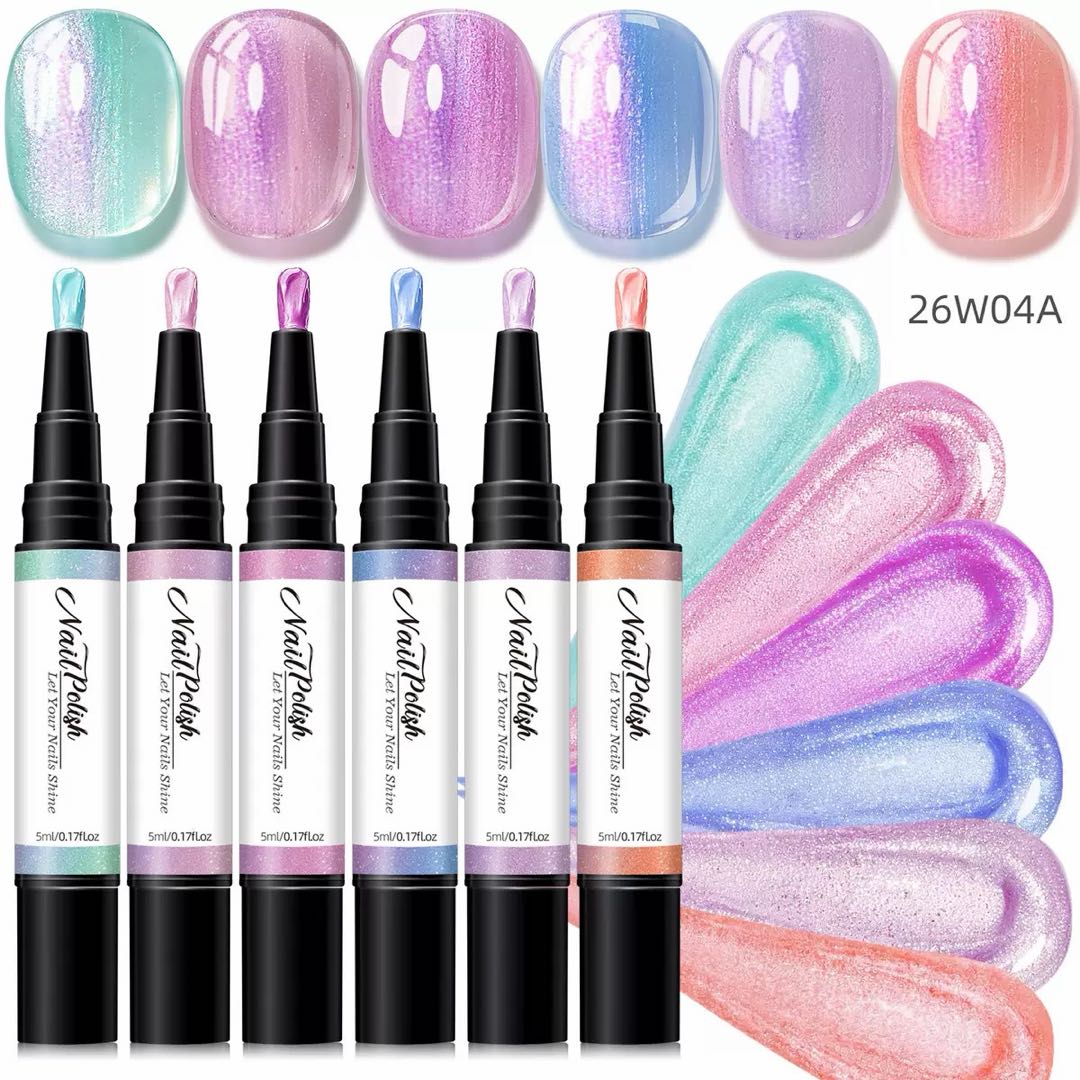 5-in-1 Aurora Cat Eye Gel Polish Pen