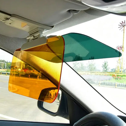 2-in-1 Day & Night Anti-Glare Car Sun Visor Shield