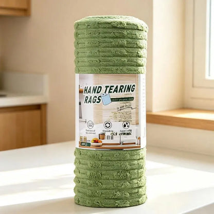 Tear-Off Microfiber Cleaning Cloth Roll