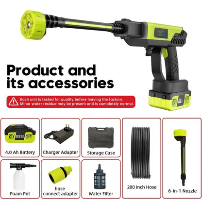 Cordless Pressure Washer and Single Port Charger Base