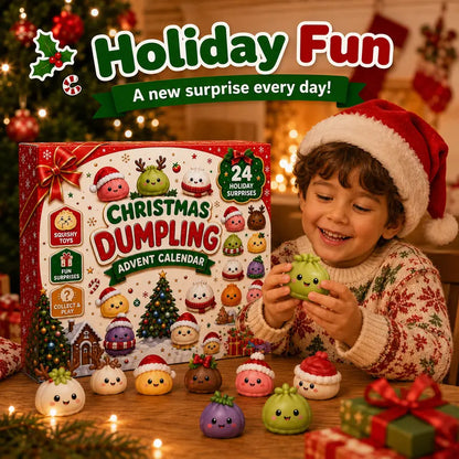 Christmas Advent Calendar 2026 – 24 Dumpling Squishy Toys
