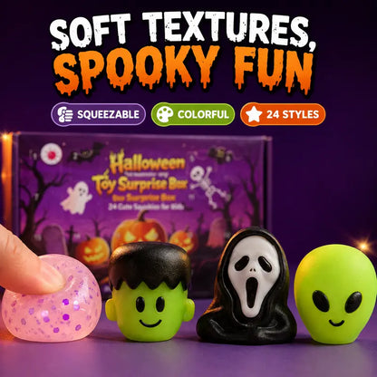 24-Piece Halloween Squishy Countdown Surprise Box