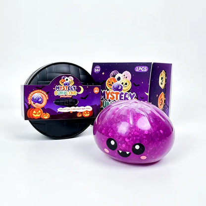 👻 Halloween Ghost Dumpling Glitter Squishy Toy