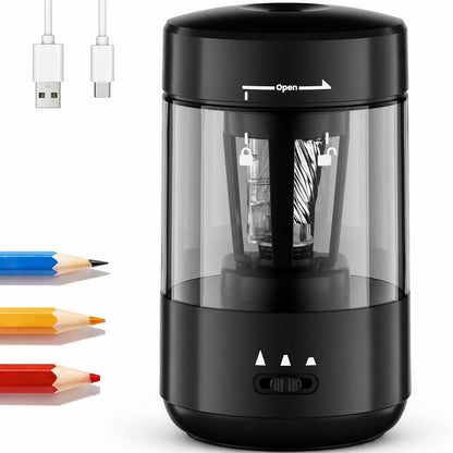 Fully Automatic Rechargeable Electric Pencil Sharpener for 6-8mm Pencils
