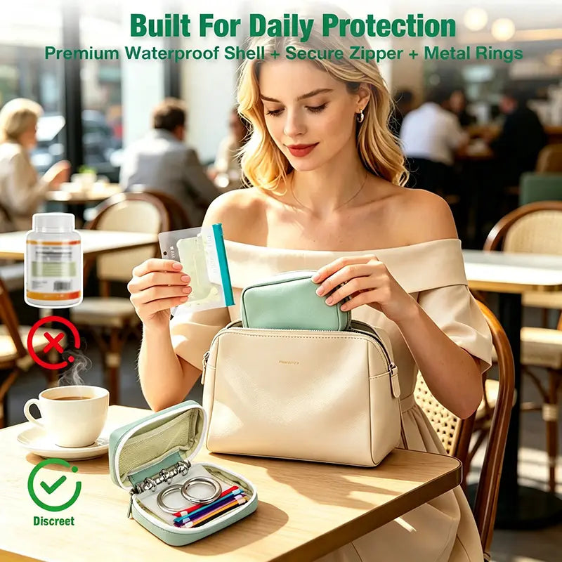 Waterproof Travel Pill Pouch Set (14 Pcs)