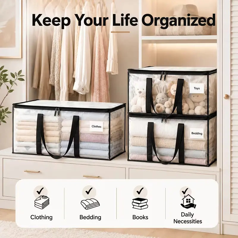 Extra Large Clear Storage Bags