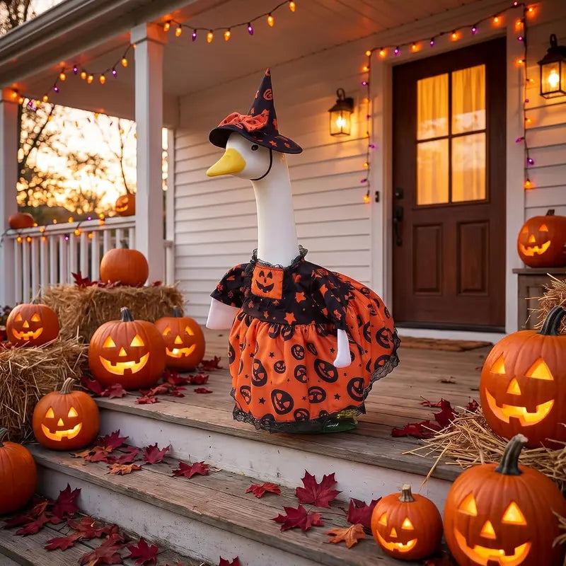 Halloween Porch Goose Costumes Set