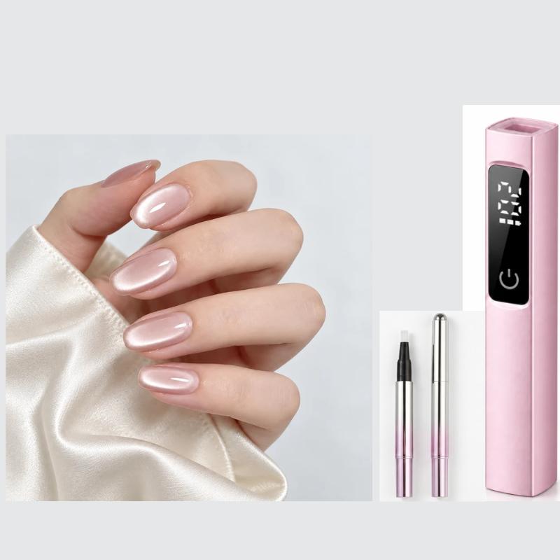 Magnetic 2-in-1 Cat Eye Nail Art Brush Pen