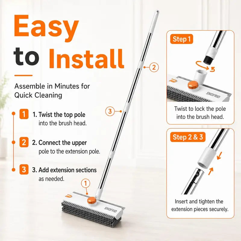 3-in-1 Floor Scrub Brush