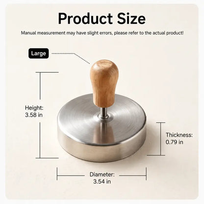 Stainless Steel Burger Press