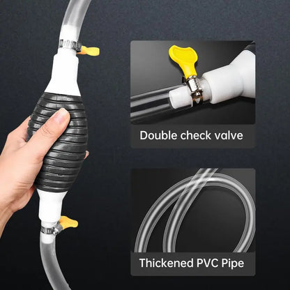 2-in-1 Manual Oil & Fluid Transfer Siphon Pump