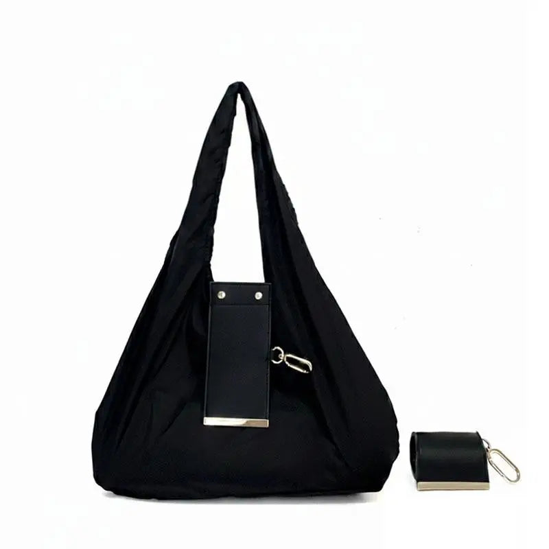 Foldable Keychain Tote Bag – Pocket-Size Reusable Shopping Bag