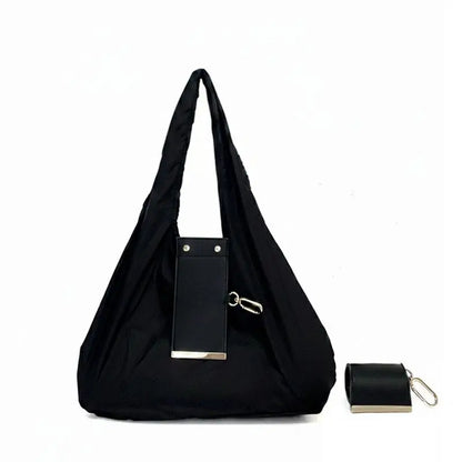 Foldable Keychain Tote Bag – Pocket-Size Reusable Shopping Bag