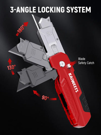 2-in-1 Folding Utility Knife & Razor Scraper Tool