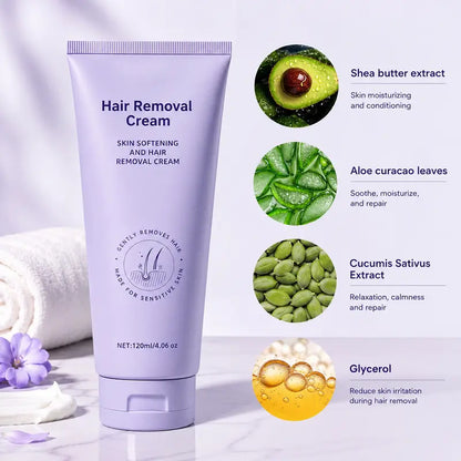 Gentle Hair Removal Cream for Sensitive Skin