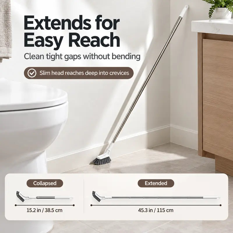 Telescopic Crevice Cleaning Brush
