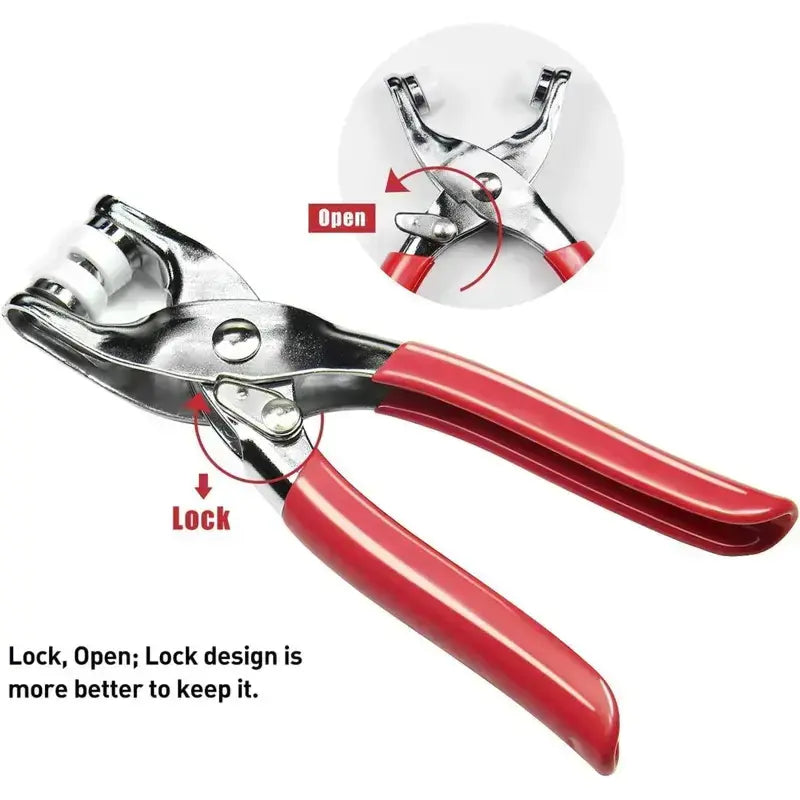 9.5mm Metal 5-Claw Snap Button Tool Kit