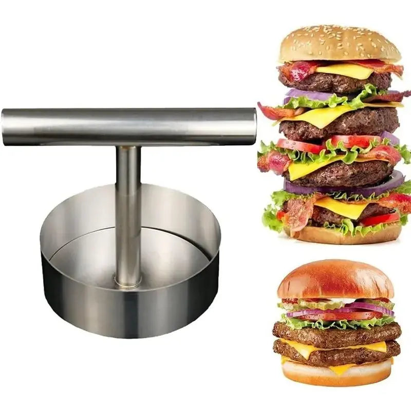 Stainless Steel Burger Press