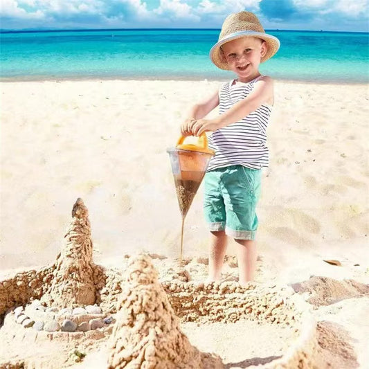 Kids Transparent Sand and Water Funnel Toy