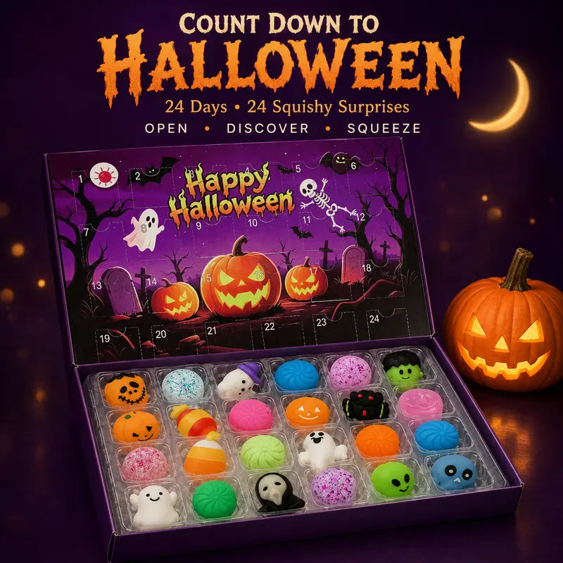 24-Piece Halloween Squishy Countdown Surprise Box