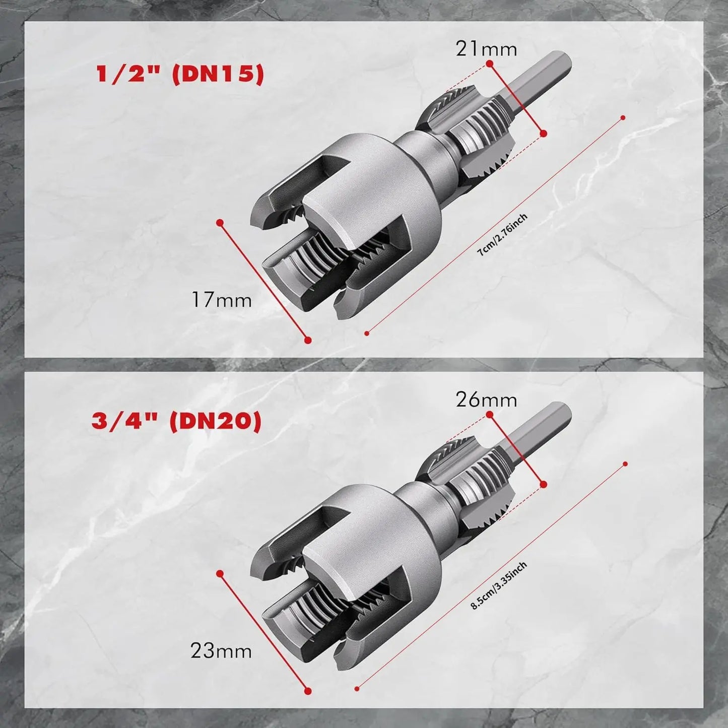 PPR PVC Pipe Thread Cutting Tool Set